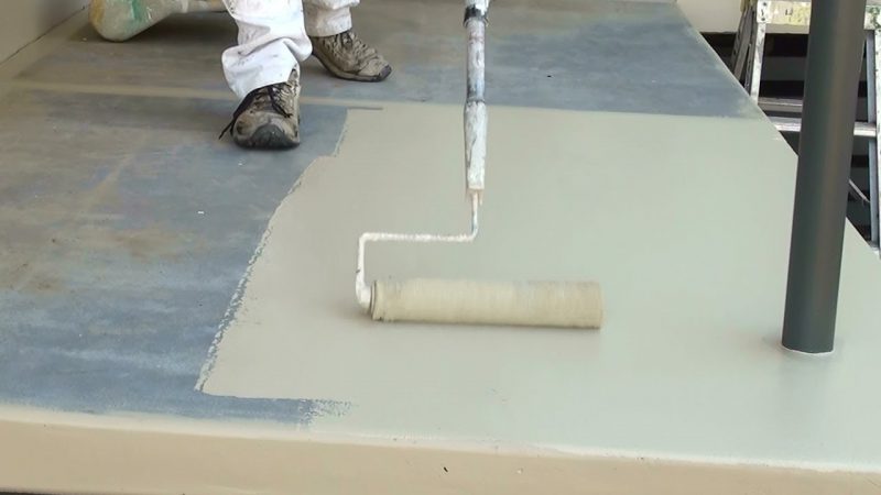 Сoncrete floor painting