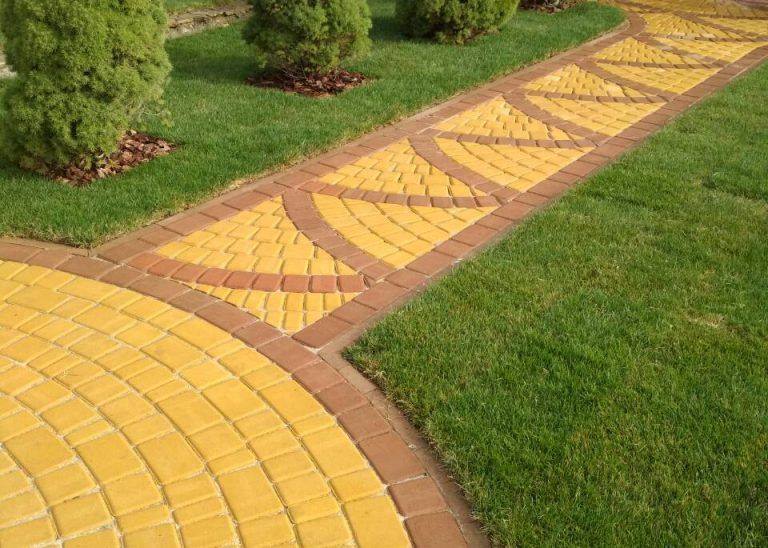 Garden paths paving blokcs